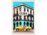 Vianmo Insegna In Legno 30X20 Cm Cuba Karibik Oldtimer Haus