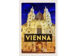Vianmo Insegna In Legno 30X20 Cm Wien ÖSterreich Stephansdom
