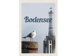 Vianmo Insegna In Legno 30X20 Cm Bodensee Deutschland Leuchtturm