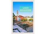 Vianmo Insegna In Legno 30X20 Cm Lago Maggiore GebäUde Meer Schirm