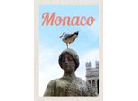Vianmo Insegna In Legno 30X20 Cm Monaco Frankreich Europa Skulptur Vogel