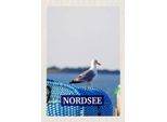 Vianmo Insegna In Legno 30X20 Cm Nordsee MöWe Strand Meer Trip