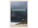 Vianmo Insegna In Legno 30X20 Cm Nordsee Leuchtturm Gewitter