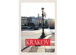 Vianmo Insegna In Legno 30X20 Cm Krakow GebäUde Polen Innenstadt