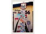 Vianmo Insegna In Legno 30X20 Cm Usa Amerika Us Highway Route 66