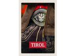 Vianmo Insegna In Legno 30X20 Cm Tirol ÖSterreich Traditionell Kleid