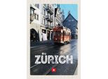 Vianmo Insegna In Legno 30X20 Cm ZüRich Schweiz Jelmoli StraßEnbahn