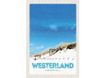 Vianmo Insegna In Legno 30X20 Cm Westerland Gemeine Sylt Strand Gehweg