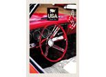 Vianmo Insegna In Legno 30X20 Cm Amerika Oldtimer Usa Rot WüRfel