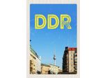 Vianmo Insegna In Legno 30X20 Cm Berlin Deutschland Fernsehrturm Ddr