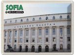 Vianmo Insegna Di Latta 30X40 Cm Sofia Bulgarien Justizpalast