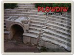 Vianmo Insegna Di Latta 30X40 Cm Plowdiw Bulgarien RöMisches Stadion