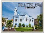 Vianmo Insegna Di Latta 30X40 Cm Bratislava Slowakei Blaue Kirche