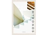 Vianmo Insegna In Legno 30X20 Cm Mykonos Griechenland WeißE Treppen