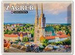 Vianmo Insegna Di Latta 30X40 Cm Zagreb Kroatien Kathedrale Bischofskirche