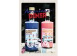 Vianmo Insegna In Legno 30X20 Cm Amerika Diner Restaurant Blau Muffin