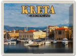 Vianmo Insegna Di Latta 30X40 Cm Kreta Griechenland Venezianischer Hafen