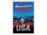 Vianmo Insegna In Legno 30X20 Cm Usa Broklyn Restaurant Diner Essen