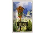 Vianmo Insegna Di Latta 30X20 Cm Tirol ÖSterreich Jesud Christus Natur