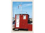 Vianmo Insegna In Legno 30X20 Cm Skandinawien Meer Stromly Rotes Haus
