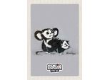 Vianmo Insegna In Legno 30X20 Cm Berlin Hauptstadt Street Art Affen