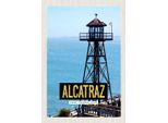 Vianmo Insegna In Legno 30X20 Cm San Francisco Alcatraz Meer Turm
