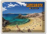Vianmo Insegna Di Latta 30X40 Cm Lanzarote Spanien Playa Blanca Strand Meer