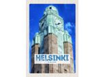 Vianmo Insegna In Legno 30X20 Cm Helsinki Finnland Kirche Architektur