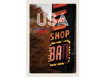 Vianmo Insegna In Legno 30X20 Cm Amerika Usa Bar Shop Diner Feiern