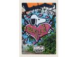 Vianmo Insegna In Legno 30X20 Cm Berlin Liebe Graffiti Kunst Street Art