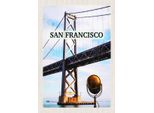Vianmo Insegna In Legno 30X20 Cm San Francisco Alcatraz BrüCke Meer