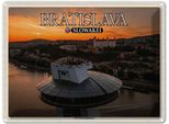 Vianmo Insegna Di Latta 30X40 Cm Bratislava Slowakei Ufo-Aussichtsplattform