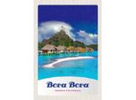 Vianmo Insegna In Legno 30X20 Cm Bora Bora Insel Sonne Strand