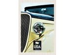 Vianmo Insegna In Legno 30X20 Cm Amerika Oldtimer Beige Lampe