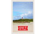 Vianmo Insegna In Legno 30X20 Cm Sylt Insel Deutschland Leuchtturmm