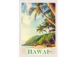 Vianmo Insegna In Legno 30X20 Cm Hawai Usa Amerika Insel Strand Meer