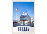 Vianmo Insegna In Legno 30X20 Cm Berlin Deutschland Alexanderplatz