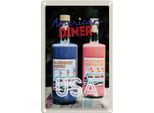 Vianmo Insegna Di Latta 30X20 Cm Amerika Diner Restaurant Blau Muffin