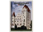 Vianmo Insegna Di Latta 40X30 Cm Ingolstadt Neues Schloss
