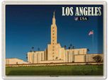 Vianmo Insegna Di Latta 30X40 Cm Los Angeles Usa Mormon Temple