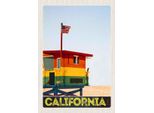 Vianmo Insegna In Legno 30X20 Cm California Amerika KüSte Strand Meer