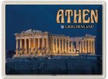 Vianmo Insegna Di Latta 30X40 Cm Athen Griechenland Akropolis Stadtfestung