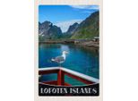 Vianmo Insegna In Legno 30X20 Cm Lofoten Island Norwegen Fluss HäUschen