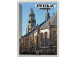 Vianmo Insegna Di Latta 40X30 Cm Zwickau Dom St. Marien Kirche