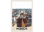 Vianmo Insegna In Legno 30X20 Cm MüNchen Altstadt Deutschland Kirche