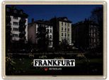 Vianmo Insegna Di Latta 30X40 Cm Frankfurt Nordend Park GebäUde