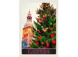 Vianmo Insegna In Legno 30X20 Cm Lettland Europa Winter
