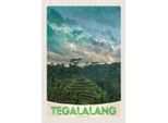 Vianmo Insegna In Legno 30X20 Cm Tegalalang Indonesien Asien Tropen