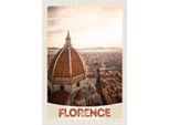 Vianmo Insegna In Legno 30X20 Cm Florence Italien Europa Stadt Kirche