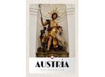 Vianmo Insegna In Legno 30X20 Cm ÖSterreich Skulptur Jesud Gold Schaf